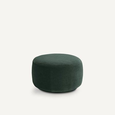 Repose-pied XL velours, Rosebury design E.Gallina AM.PM