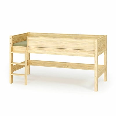 Pack lit mi-hauteur avec matelas Bois massif  LOUW AKITEN RETAIL