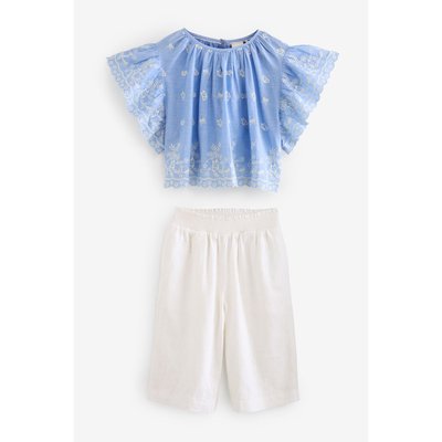 Chemisier brodé et pantalon, ensemble NEXT