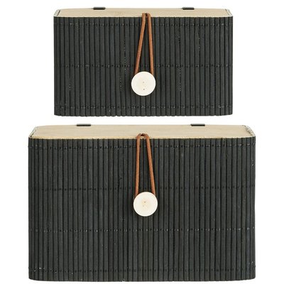 Boîtes bambou  set de 2 IB LAURSEN