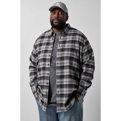 Chemise en flanelle à carreaux STHUGE