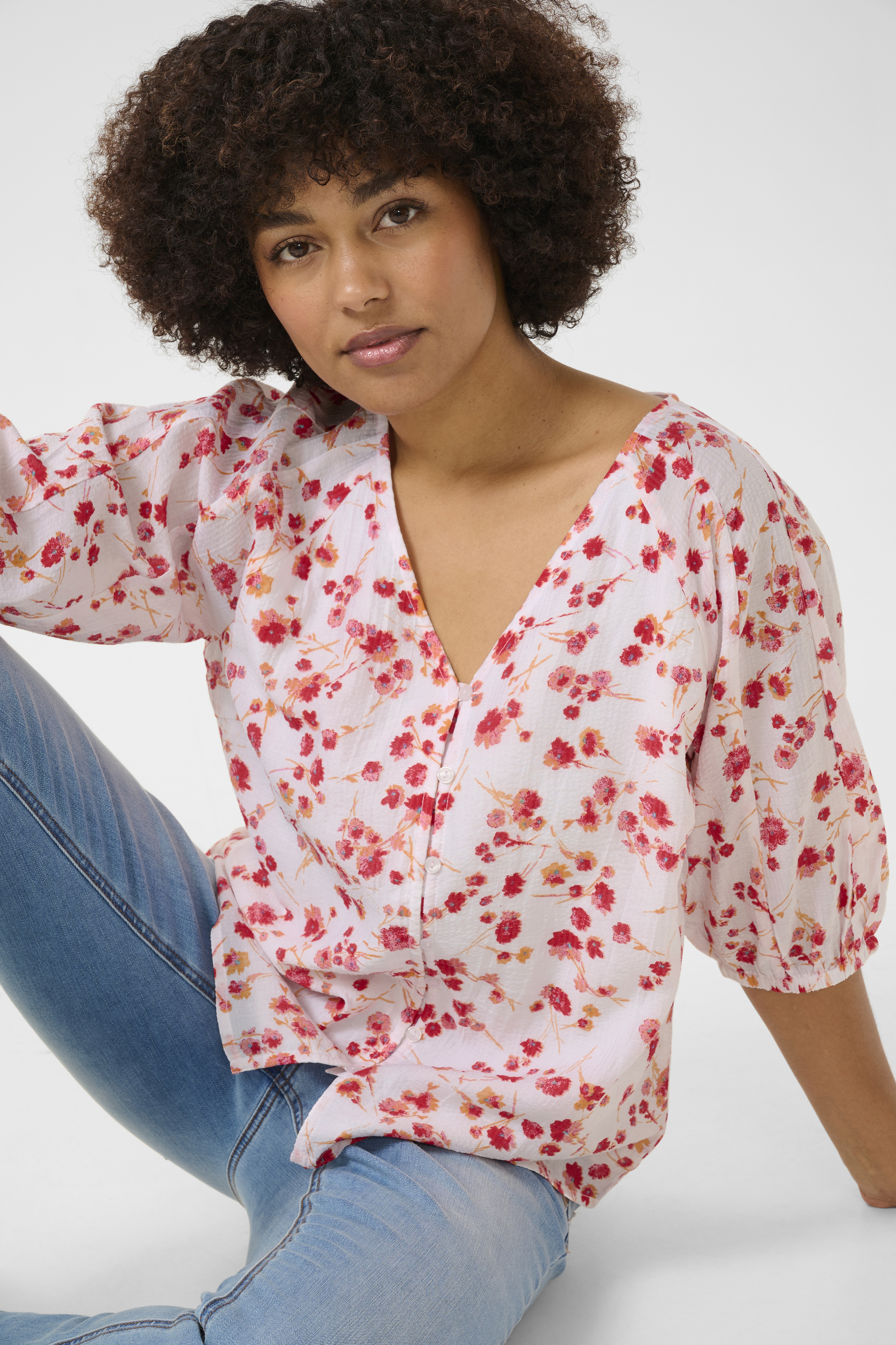 Chemise à manche courte CRGiselle CREAM