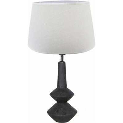 Lampe de table design bois  et abat jour  élégant RECOLLECTION