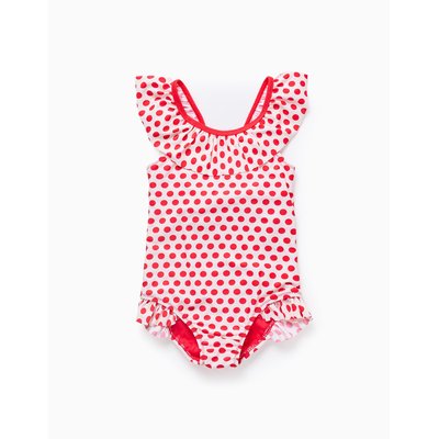 Maillot de Bain à Pois avec Volants ZIPPY