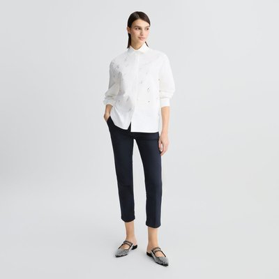 Chemise en popeline avec strass LIU JO