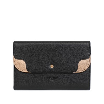 Compagnon de voyage  2 volets  Stop RFID  Cuir BAHIA HEXAGONA