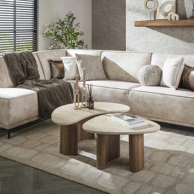 Table de salon contemporaine (ensemble de 2) ASCOLI PIER IMPORT