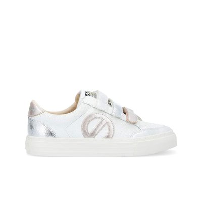 Basket no name femme blanche plateforme La Redoute