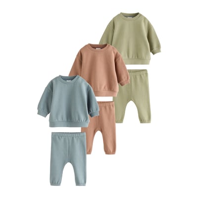 Sweat et pantalon de jogging bébé, 6 pièces NEXT