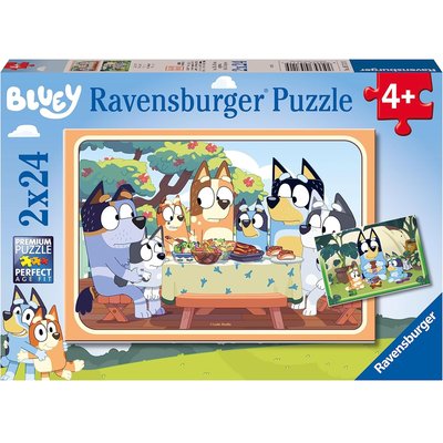 Puzzle C'est parti avec Bluey 2x24 pcs RAVENSBURGER