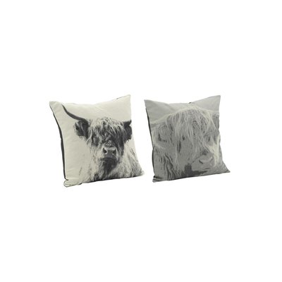 Coussin Vache en coton Lot de 2 AUBRY GASPARD