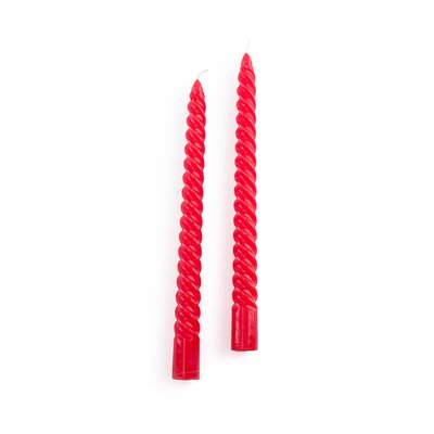 Lot de 2 bougies torsadées, Caspar LA REDOUTE INTERIEURS