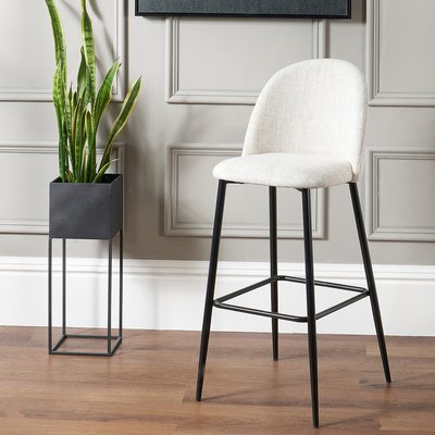 Tavi Linen & Metal Bar Stool SO'HOME