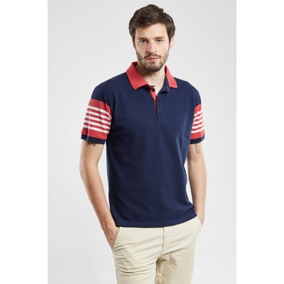 Polo manches rayées en coton piqué ARMOR-LUX