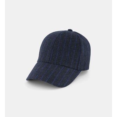 Casquette baseball rayée feutrée GALERIES LAFAYETTE