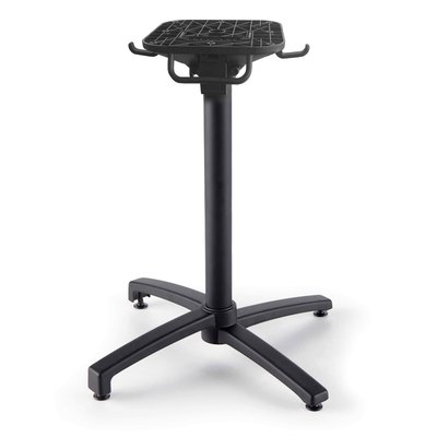 Pied de table avec système inclinable 72 cm en aluminium, LOKI OVIALA