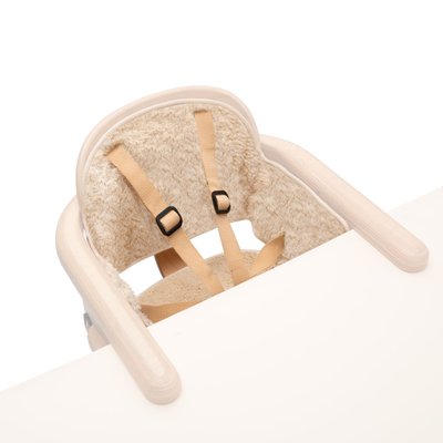 Pack siège de table Hiko + coussin Fur milk bouclette CHARLIE CRANE