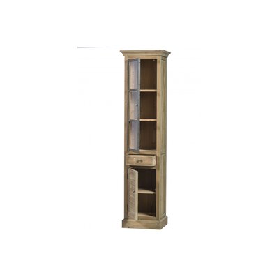 Colonne de salle de bain en bois avec porte vitrée gauche - HANOÏ HELLIN, DEPUIS 1862