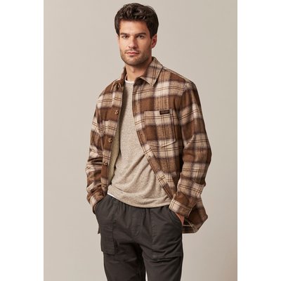 Veste surchemise à carreaux pour homme et imitation fourrure WARREN DEELUXE