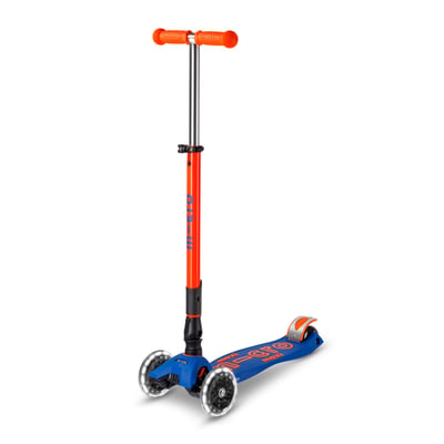 Trottinette enfant Maxi Micro Deluxe pliable Néon  LED MICRO MOBILITY