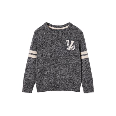 Pull col rond manches longues VERTBAUDET