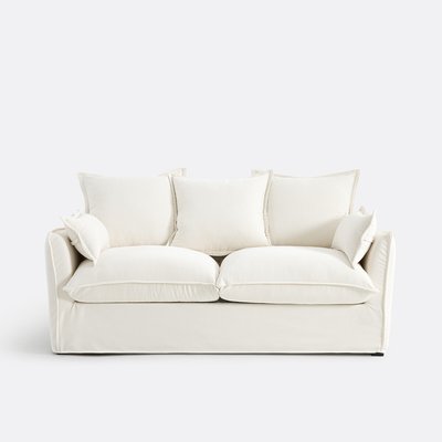 Canapé convertible H14 cm, polyester chiné, Odna LA REDOUTE INTERIEURS