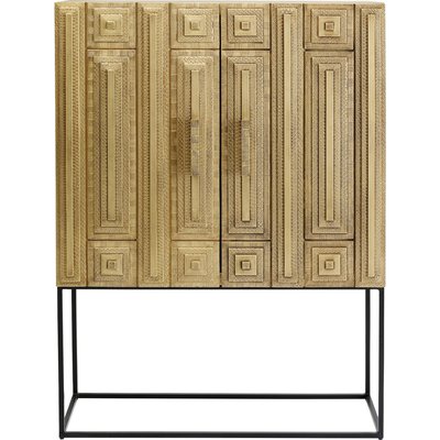 Buffet haut en manguier sculpté, MARRAKECH KARE DESIGN
