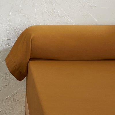 Scenario Plain 100% Washed Cotton Bolster Cover LA REDOUTE INTERIEURS