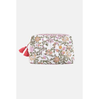 Trousse de toilette toile, imprimé floral TEIKI L LOUISE MISHA