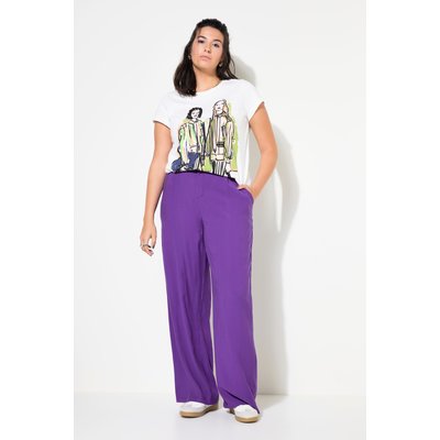 Pantalon taille haute au toucher duveteux STUDIO UNTOLD