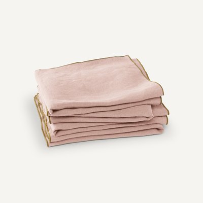 Lot de 4 serviettes en chanvre lavé, Helmati AM.PM