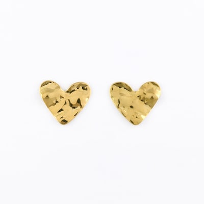 Boucles d'oreilles cœurs acier inoxydable BALABOOSTE