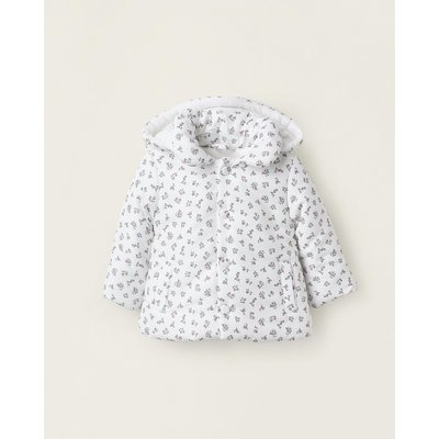 Blouson matelassé, floral, capuche amovible NOVEAUX NATURE ZIPPY