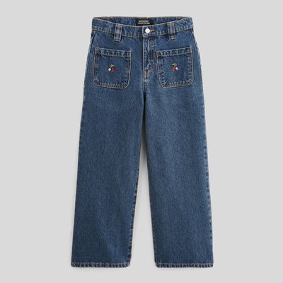 Jean large à poches brodées MONOPRIX
