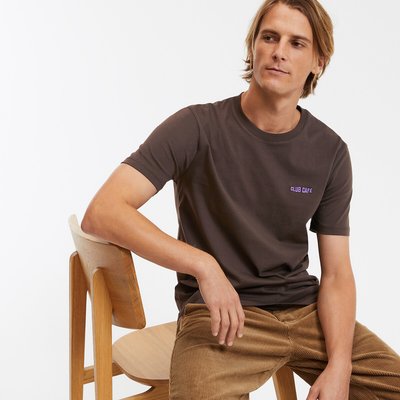 T-Shirt mit Stickerei, runder Ausschnitt LA REDOUTE COLLECTIONS