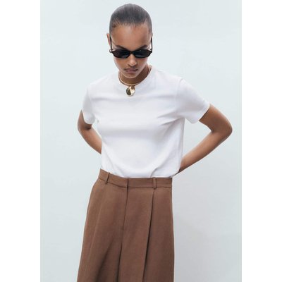 T-shirt coton manches courtes MANGO