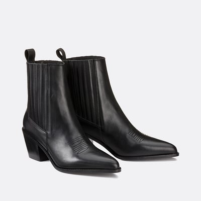 Ботинки кожаные в стиле вестерн DORIANE / ДОРИАН LA REDOUTE COLLECTIONS