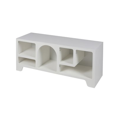 Meuble TV blanc 5 niches Gallery DECORATIE