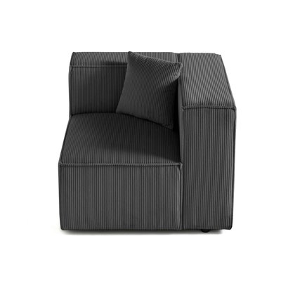 Module d'assise droit en Velours côtelé - ARTY LISA DESIGN