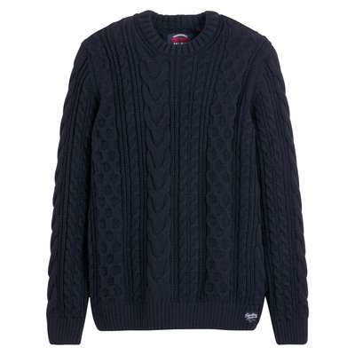 Pull en maille torsadée Jacob SUPERDRY