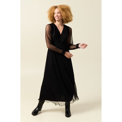 Robe manches longues en voile doublée BONOBO