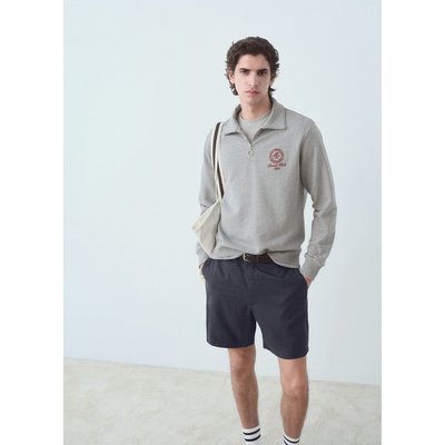 Sweat-shirt col montant zip MANGO MAN