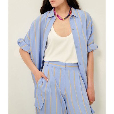 Celona Loose Fit Shirt in Striped Print SESSUN
