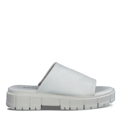 Mules plates en cuir TAMARIS