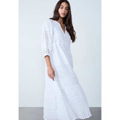 Robe longue fluide avec broderies VALENTINE BROD ETAM