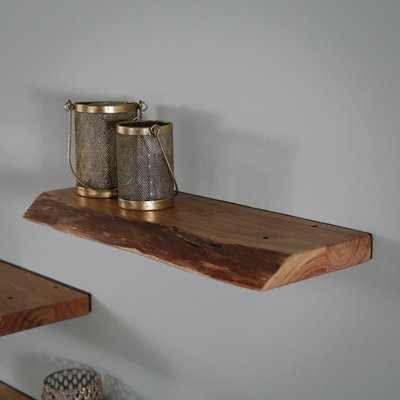 Etagère murale planche bois massif 60 cm MELBOURNE PIER IMPORT