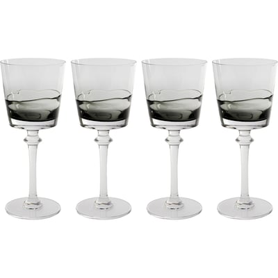 Lot de 4 verres à vin, MIMI KARE DESIGN