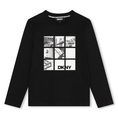 T-shirt manches longues coton DKNY