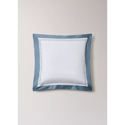Deux taies d'oreiller avec ruban large contrasté en satin 60x60 cm MANGO HOME