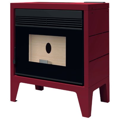FM Poêle à granulés BP-170K 11,5kW Rouge FM BIOMASA